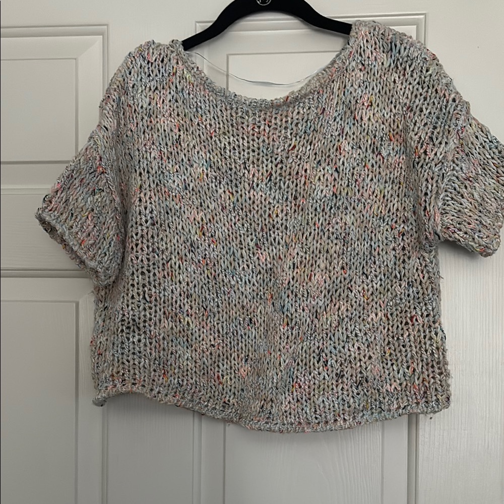 Free people colorful sweater tee